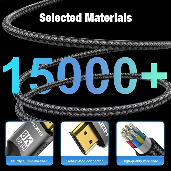 Câble compatible HDMI 2.1 8K @ 60Hz