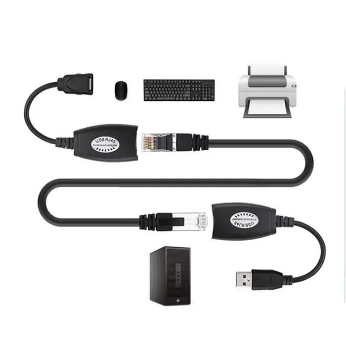 Adaptateur de câble d'extension Ethernet USB vers RJ45 LAN