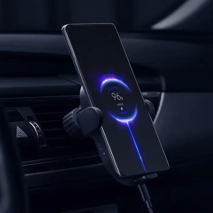 Chargeur de voiture sans fil 30W Max Xiaomi pour smartphones compatibles 6000 modèles universels occasions quotidiennes longs voyages offrir à des amis ou collègues