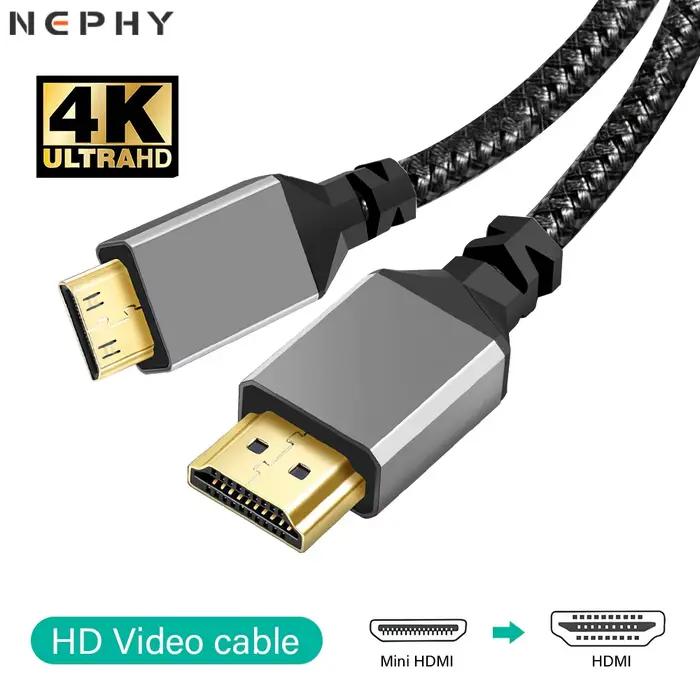 Câble MINI HDMI vers HDMI2.0 MINIHDMI mâle A mâle 4K 60HZ HD