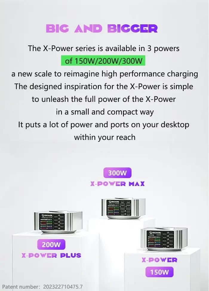Station de charge sans fil mécanique x-power max