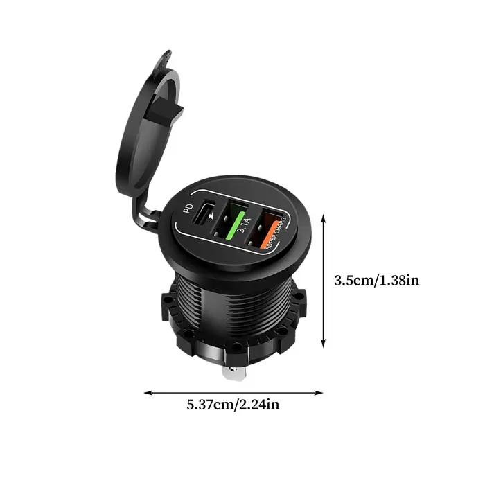 Prise de chargeur de voiture QC3.0
