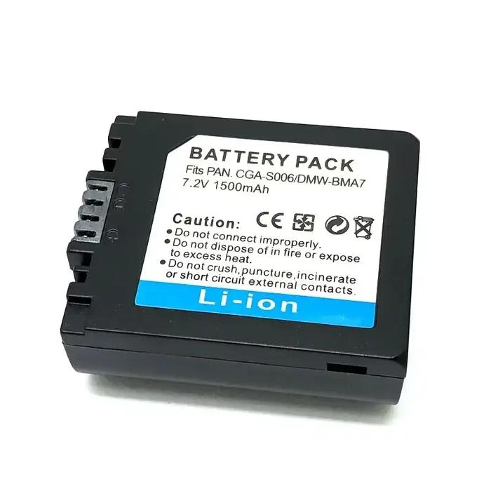 Chargeur de batterie CGR CGA S006E S006 A PP DMW-BMA7 pour batteries Panasonic DMC FZ7 FZ8 FZ18 FZ28 FZ30 FZ35 FZ38 FZ50