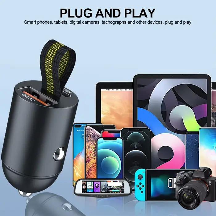 Mini chargeur de voiture USB universel 200W