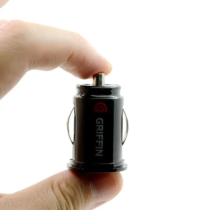 Chargeur de voiture Mini double USB 12V pour deux appareils simultanés occasions de voyage et de travail