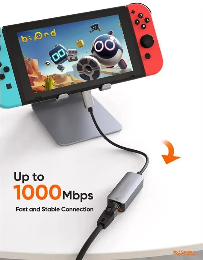 Adaptateur USB C vers Ethernet 1000M