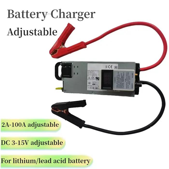 3-15V 3-100A 12V 100A chargeur réglable 14.6V