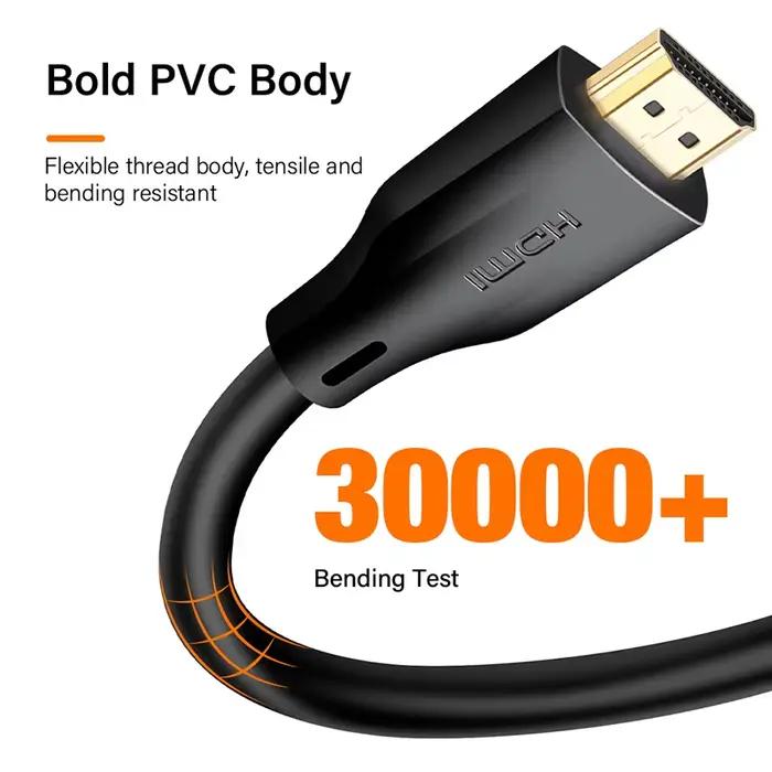 Câble HDMI 2.1 pour TV ordinateur portable PS4 PS5 commutateur Ultra haute vitesse 8K 60HZ 4K 120HZ HD HDR HDCP 1M 2M 3M 5M 1 2 3 5 mètres de Long cordon