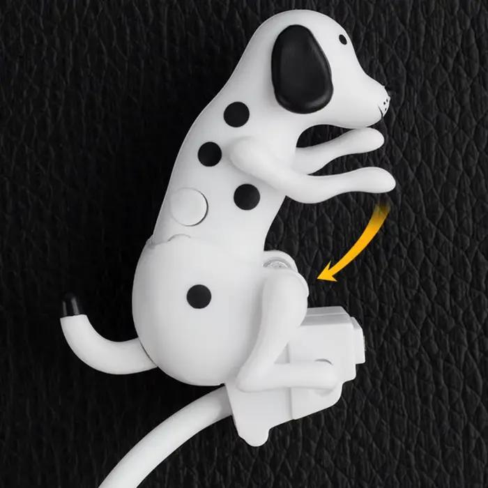 Câble de données en forme de chien mignon Type-C pour charge rapide et personnalisation amusante pour cadeaux et usage quotidien