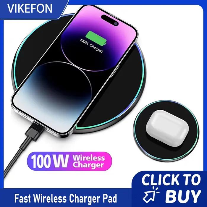 Chargeur sans fil pour iPhone 17 16 15 14 13 Pro Max