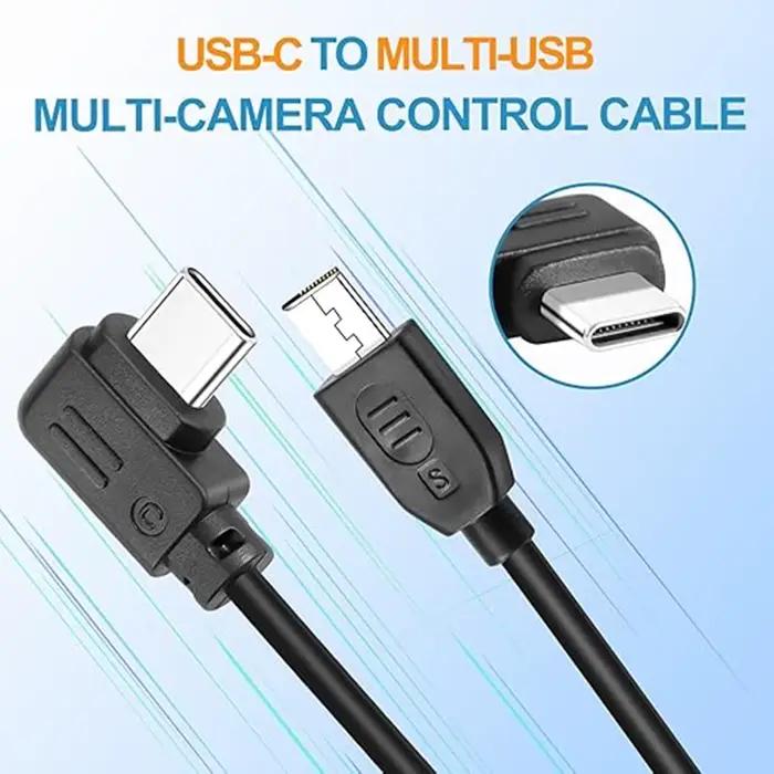 Câble de contrôle pour stabilisateurs DJI Ronin SC/RSC2/RS3/RS4 (USB-C vers Sony Multi)