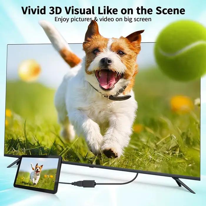 Mini câble HDMI 4K 60Hz HDmatters pour connecter tablettes, caméscopes, ordinateurs portables et télévisions occasions spéciales