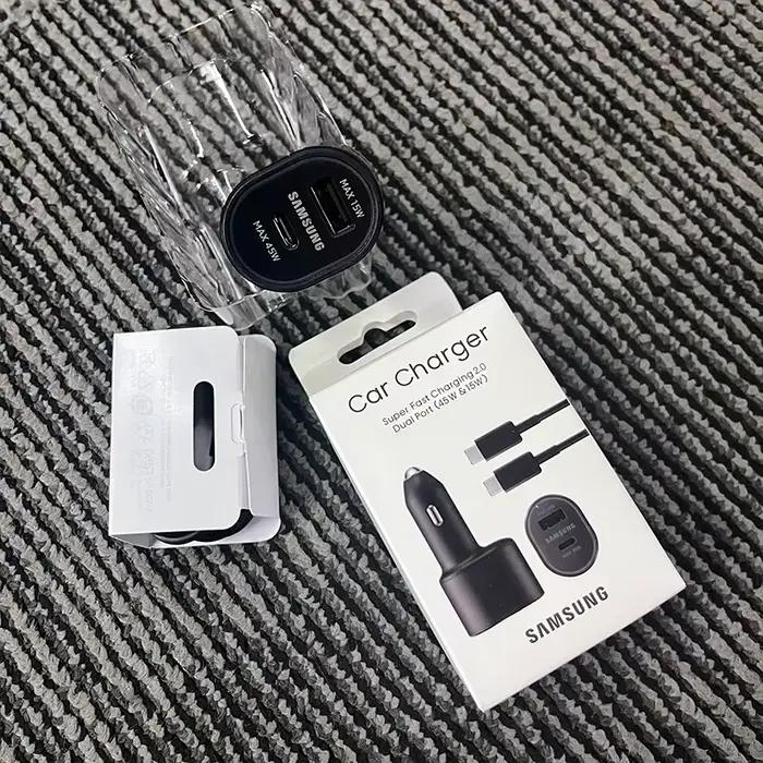 60W Samsung USB Type C chargeur de voiture PD Super charge Galaxy S25 S24 S23 S22 Ultra 45W 15W