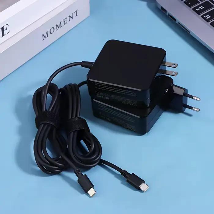Adaptateur secteur USB-C PD 65W 20V 3.25A pour téléphones et ordinateurs portables
