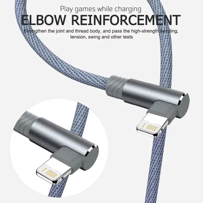 Câble USB de Charge rapide à 90 degrés