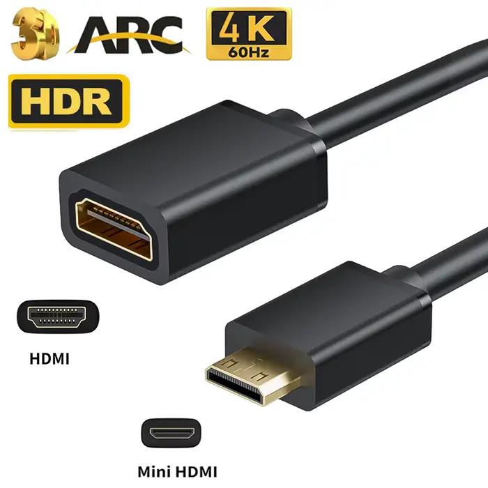 Mini câble HDMI 4K 60Hz HDmatters pour connecter tablettes, caméscopes, ordinateurs portables et télévisions occasions spéciales