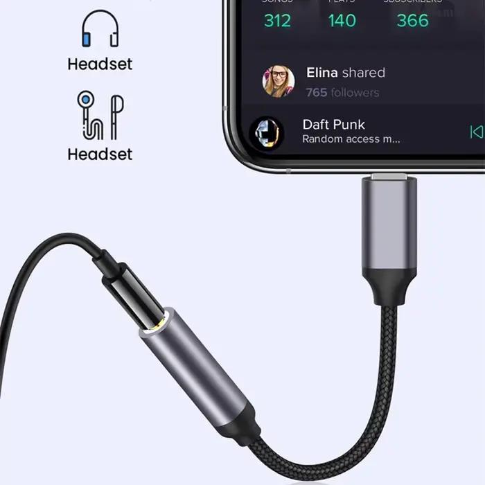 Adaptateur casque Lightning à 3.5mm