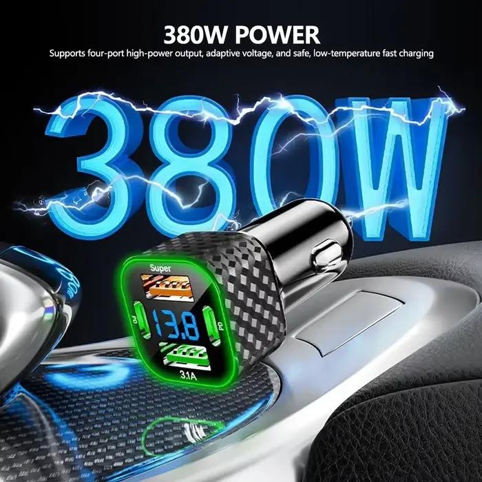 Chargeur de téléphone de voiture 4 en 1