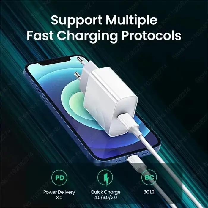 Pour Apple 40W Pour iPhone Chargeur USB Type C