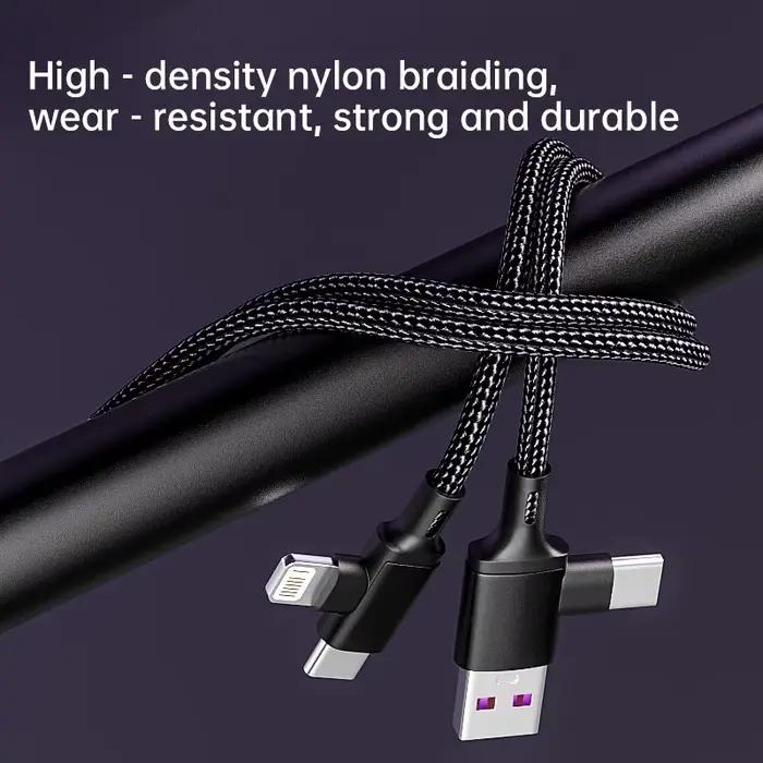 Câble PD 2 en 1 USB A Type C vers Lightning