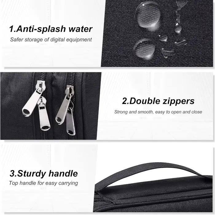 Sac de rangement pour câbles avec 3 tailles