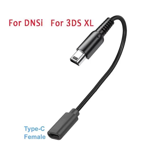 Câble de chargement USB type-C pour Nintendo 3DS 2DS DSi chargeur rapide sécurisé pour jeu nocturne occasions spéciales