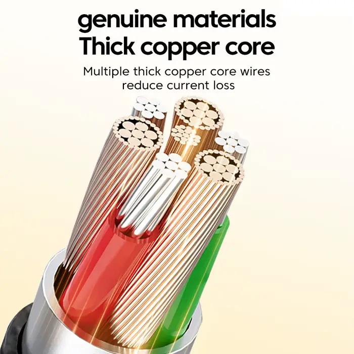 Câble de données à ressort flexible Type C/USB 100W
