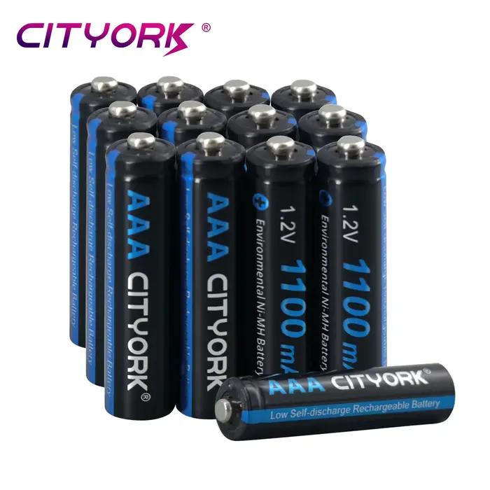 CITYORK 1.2V AAA NIMH batterie Rechargeable 3A