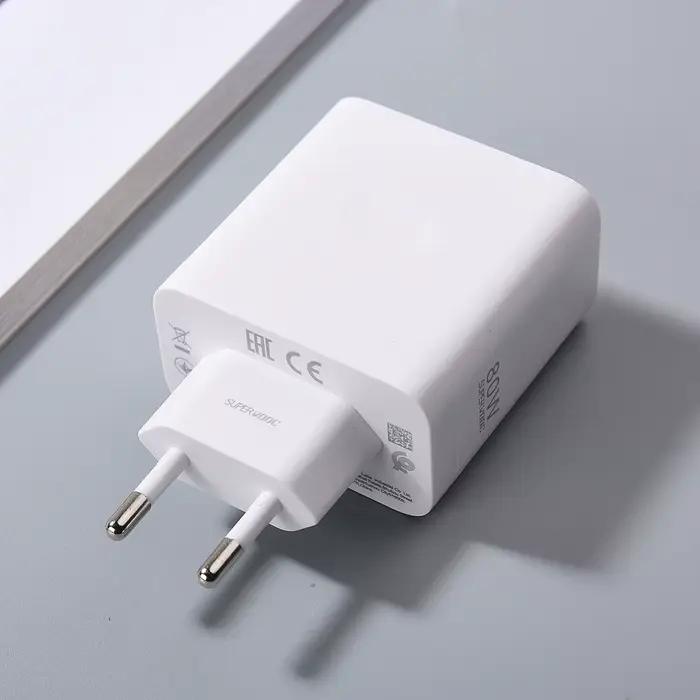 OPPO Reno 15 14 Pro 80W SuperVOOC chargeur ue charge rapide adaptateur secteur câble USB C