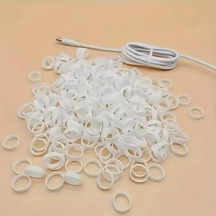 Attaches de câbles en silicone