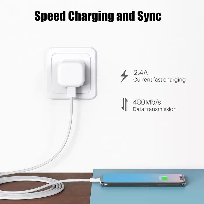 LAIHONEN voiture pour iPhone câble Carplay cordon de chargeur