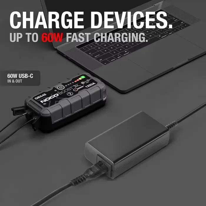 65W USB C pour NOCO GBC011 adaptateur chargeur de batterie