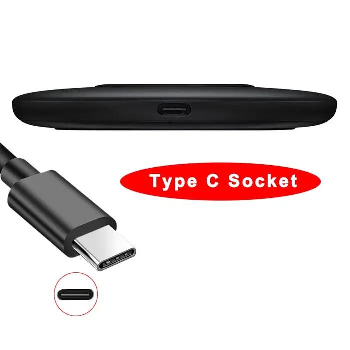 Chargeur sans fil Samsung 15W EP-P1100 Qi rapide et élégant pour Galaxy S6 S7 S25 Edge S9 S10 S23 S24 FE S26 Plus Ultra Note 10 20+ occasions spéciales