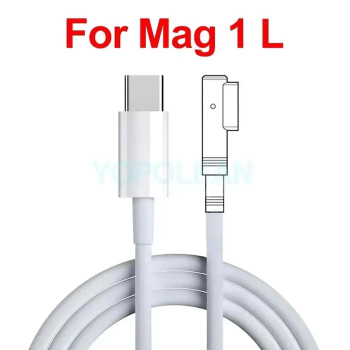 Câble de charge USB-C 45W 60W 85W pour adaptateur Macbook Pro Air Mag 1 Mag 2 A1278 A1286 A1465 A1466 A1425 A1502 A1398