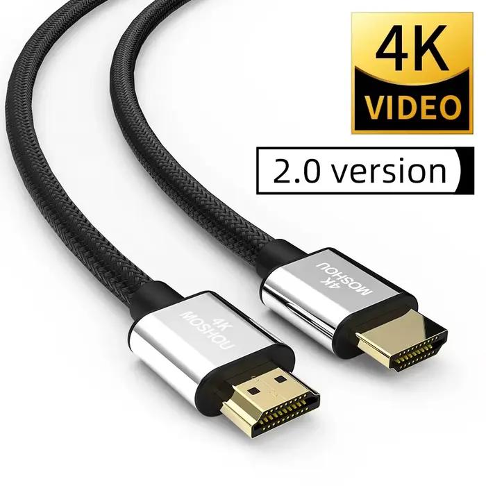 Câble HDMI 2.0b 2.0 4K @ 60Hz HDR ARC vidéo mâle
