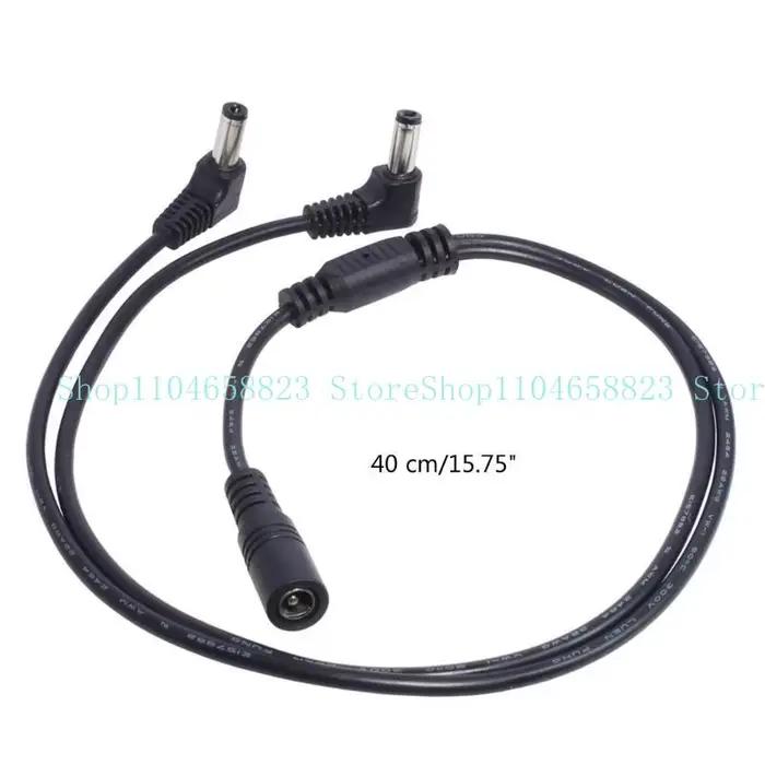 652F 12V 1 FEMELLE 2 MALAGE MALE Y Câble séparateur 5.5x2.1 mm Cordon d'alimentation pour CCTV