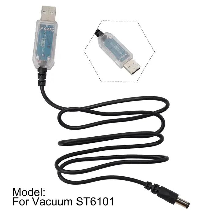 1pc câble de chargement pour voiture ménage aspirateur ST-6101 120W USB