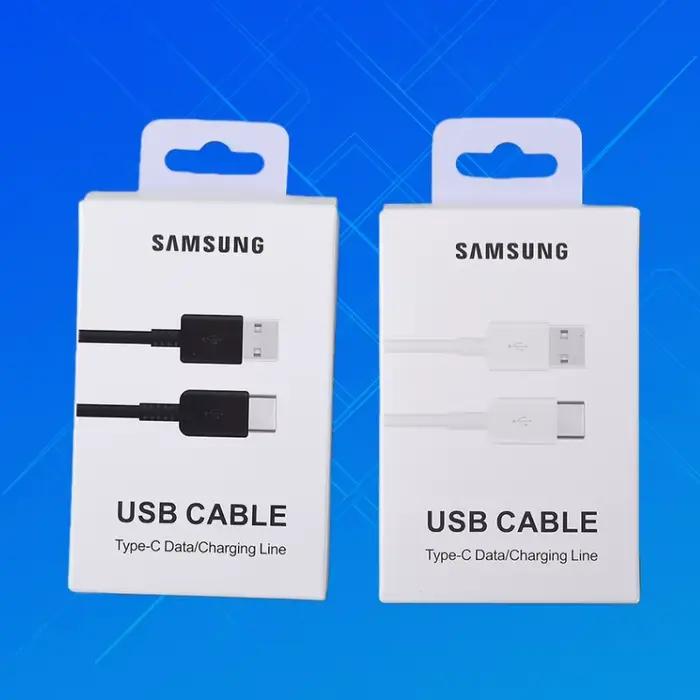 Câble USB d'origine SAMSUNG 1.2M 15W 25W Transmission de ligne de données de charge rapide pour Galaxy S8 S9 S10 S22 S23 S24 FE S25 Ultra