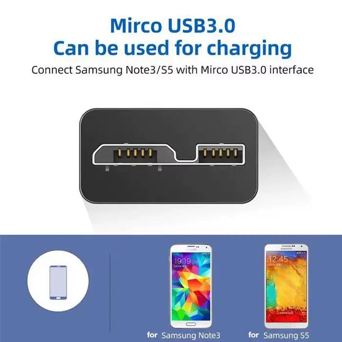 Câble Micro USB 3.0 disque dur externe USB3.0 Type
