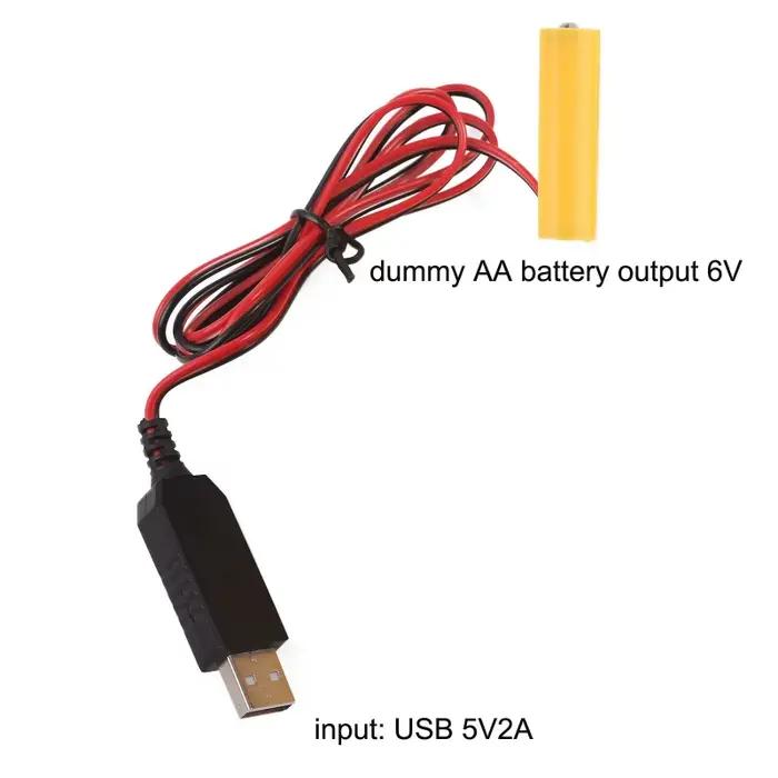 Câble d'éliminateur de batterie AA