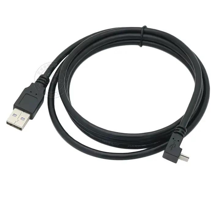 Câble USB 2.0 mâle vers Micro USB coudé à 90 degrés (haut