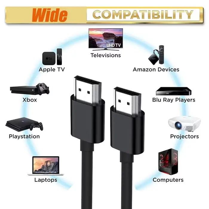 Câble HDMI 1.4 4K@60Hz Ultra Court 15cm pour Télévision Console Amplificateur Occasions Spéciales