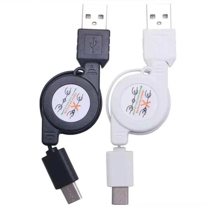 Câble chargeur rétractable USB Type C