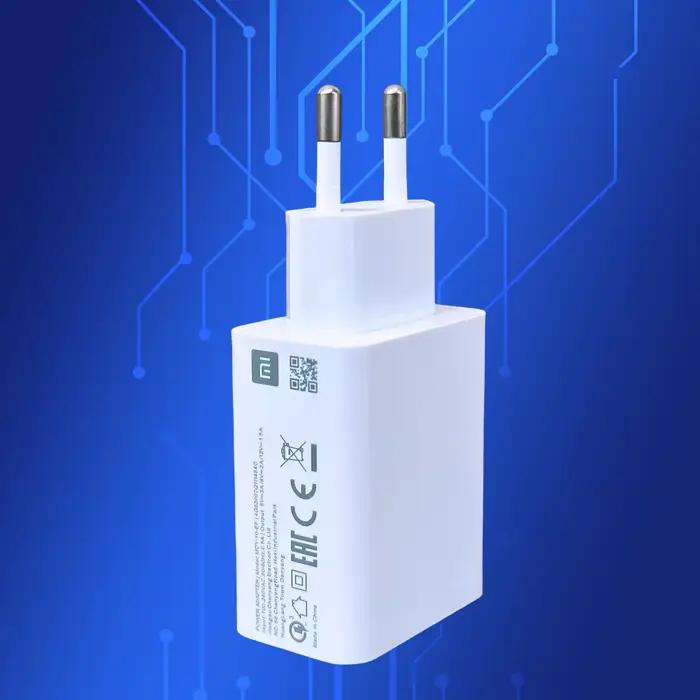 Xiaomi-Chargeur rapide 18W QC 3.0 EU d'origine