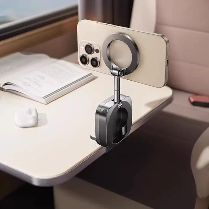 Support de téléphone pour avion de voiture MagSafe pliable 360 °
