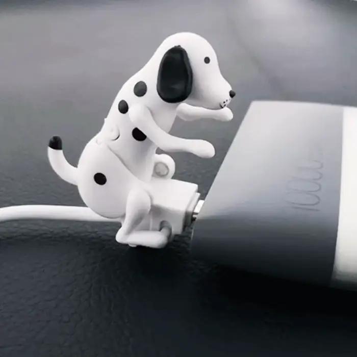 Câble de données en forme de chien mignon Type-C pour charge rapide et personnalisation amusante pour cadeaux et usage quotidien