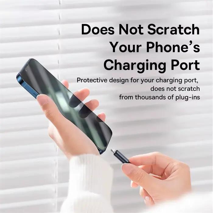 Câble USB de type C charge rapide 20W pour iPhone 14 13 12 Pro Max 12 Mini Pro Max tresse noire 1m