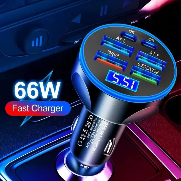Chargeur de voiture 6 en 1