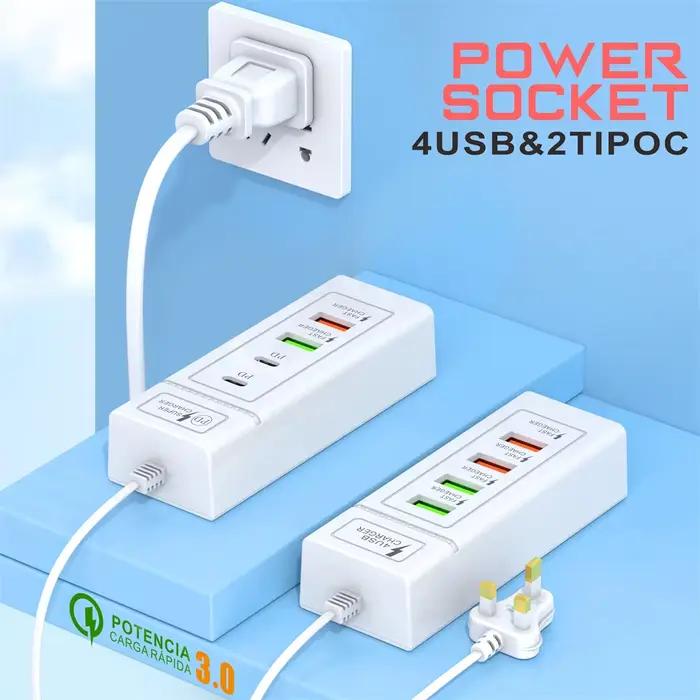 Station de chargeur rapide USB 4Ports