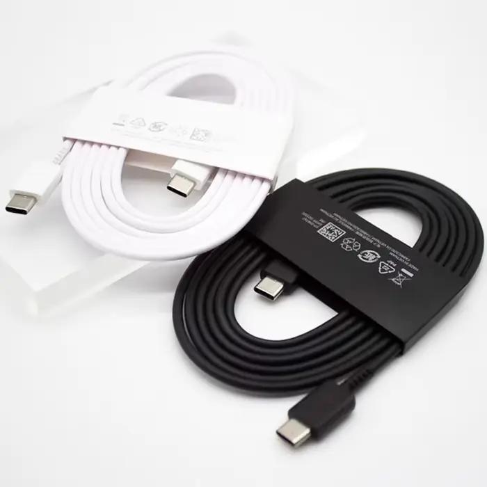 Câble SAMSUNG 1.8M 3A S25 S24 A54 USB Type-C vers Type C PD 45W